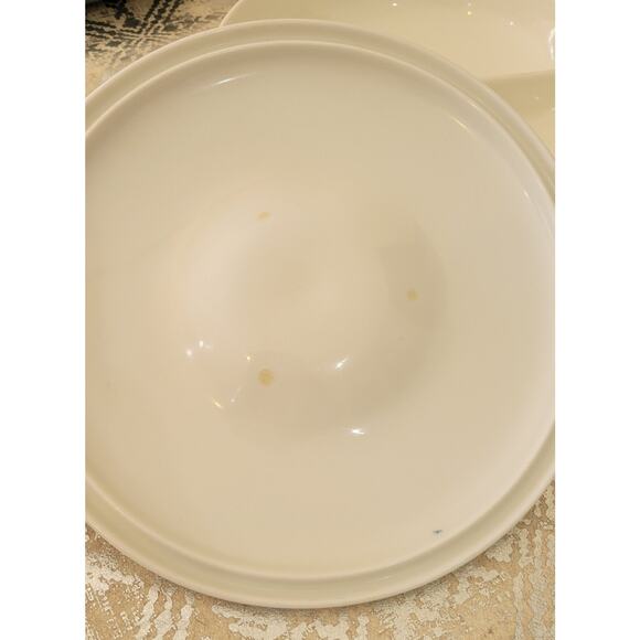 RUSSELL WRIGHT IROQUOIS White Casserole 2 Sides Dish With Lid - Picture 4 of 9